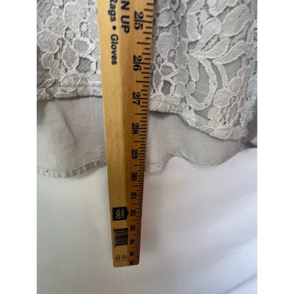 Coldwater Creek Women’s XL Gray Linen Blend 3/4 Sleeve Pullover Tunic Top Casual - Picture 6 of 7